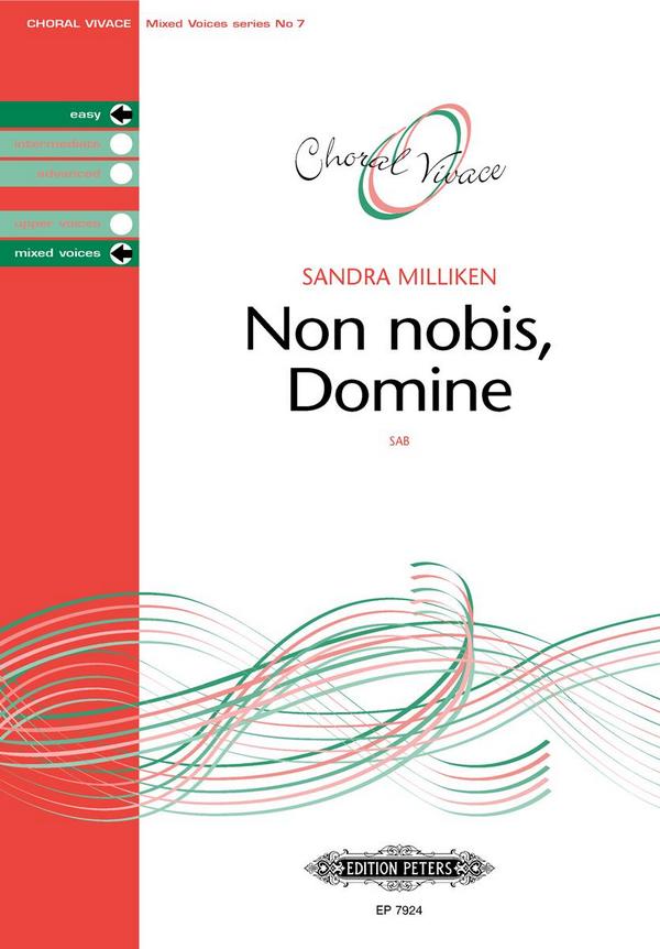 Milliken, S.&nbsp;&nbsp;Non nobis, Domine..., CP., Gem. Chor, Geheftet&nbsp;&nbsp;Non nobis, Domine (CP)