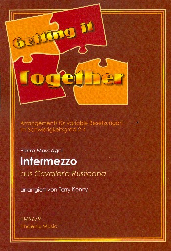 Intermezzo aus Cavalleria Rusticana  für variable Besetzung  Partitur und Stimmen