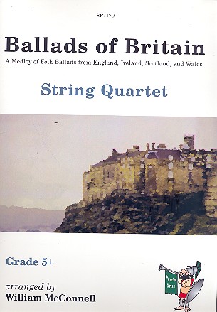 Ballads of Britain:  for string quartet  score and parts