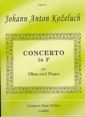 Concerto in F   for oboe and piano  