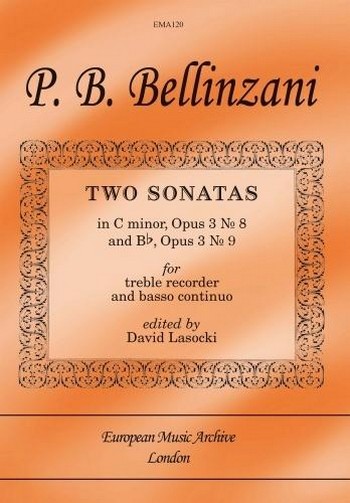 2 Sonatas  for treble recorder and Bc  