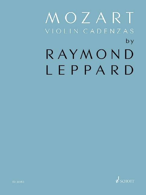 Cadenzas for Mozart (mostly Violin Concertos)&nbsp;&nbsp;for violin&nbsp;&nbsp;