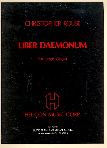 Liber Daemonumn&nbsp;&nbsp;für Orgel&nbsp;&nbsp;
