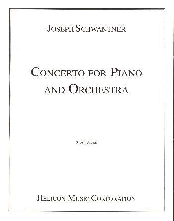 Konzert&nbsp;&nbsp;für Klavier und Orchester&nbsp;&nbsp;Studienpartitur