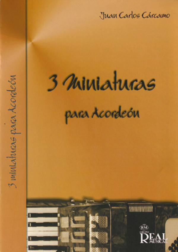 3 Miniaturas para Acordeón  Akkordeon  Buch