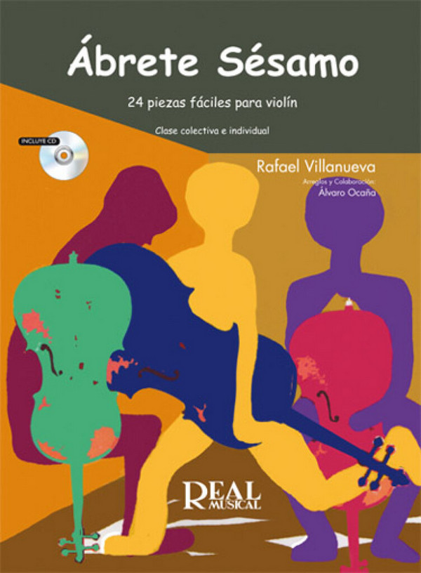 Alvaro Ocaña_Rafael Villanueva, Abrete Sésamo (25 Piezas Fáciles para   Violine  Buch + CD