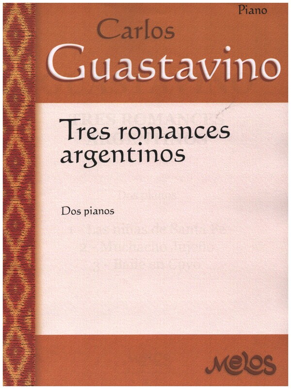 3 Romances argentinos  for 2 pianos  score