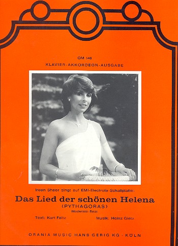 Das Lied der schönen Helena:  Einzelausgabe Gesang und Klavier  