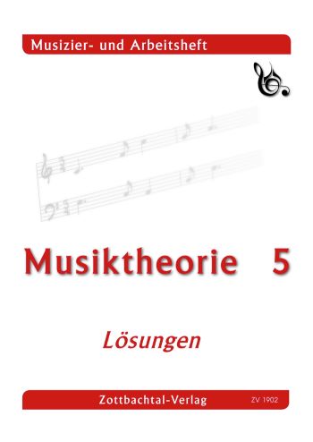Musiktheorie Band 5  Lösungen  