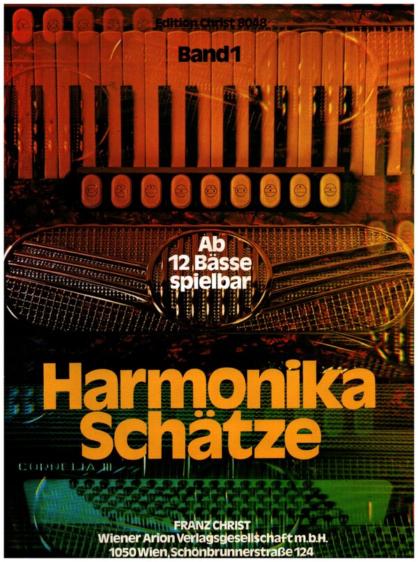Harmonikaschätze Band 1&nbsp;&nbsp;für Harmonika (ab 12 Bässe)&nbsp;&nbsp;