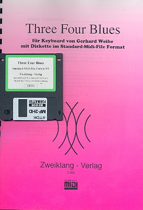 Three Four Blues (+Midifiles):&nbsp;&nbsp;für Klavier (Keyboard)&nbsp;&nbsp;