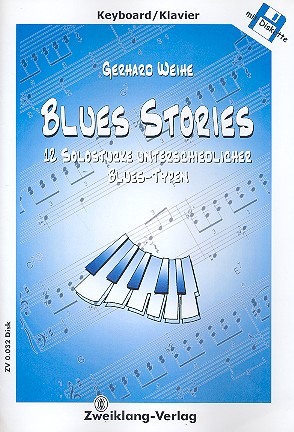 Blues Stories (+Midifiles): für Klavier  (Keyboard)  