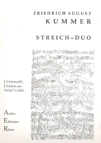 Duo C-Dur op.22,1  für 2 Violoncelli (2 Violen, Viola und Violoncello)  Stimmen