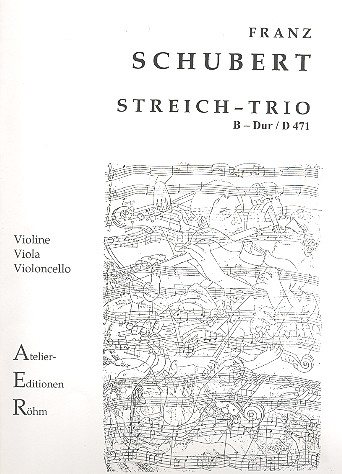 Trio B-Dur D471&nbsp;&nbsp;für Violine, Viola und Violoncello&nbsp;&nbsp;Stimmen