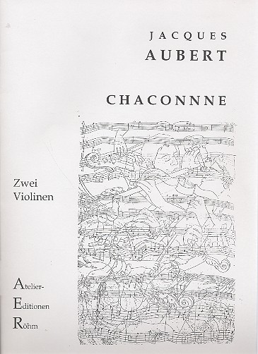 Chaconne a-Moll  für 2 Violinen (Violine und Viola)  Partitur und Stimmen