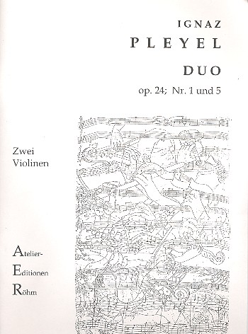 2 Duos  aus op.24  für 2 Violinen  Stimmen