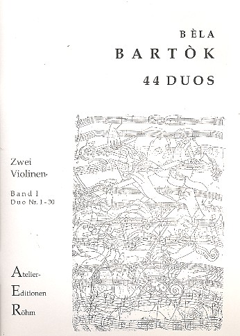 44 Duos Band 1 (Nr.1-30)  für 2 Violinen  2 Spielpartituren