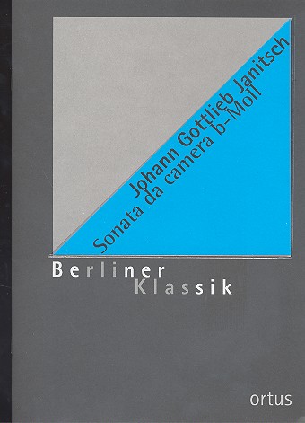 Sonata da camera b-Moll&nbsp;&nbsp;für Violine, Oboe und Bc&nbsp;&nbsp;Partitur