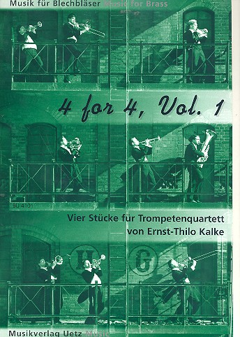 4 for 4 Band 1 für 4 Trompeten  Partitur und Stimmen  