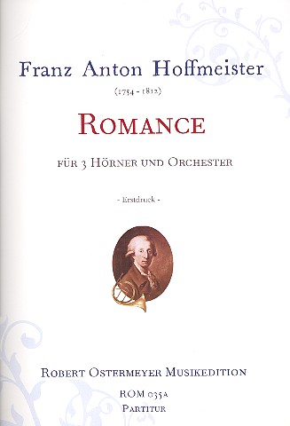 Romanze für 3 Hörner und Orchester  Partitur  