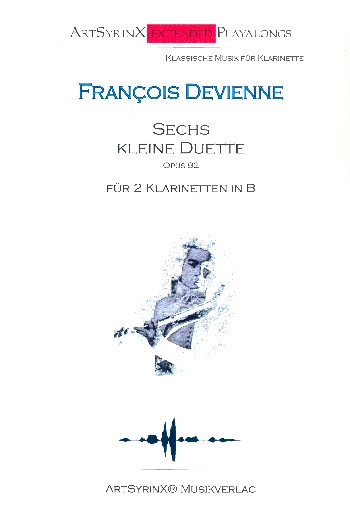 6 kleine Duette op.82 (+CD)  für 2 Klarinetten  Spielpartitur