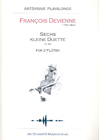 6 kleine Duette op.82 (+CD)  für 2 Flöten  Spielpartitur