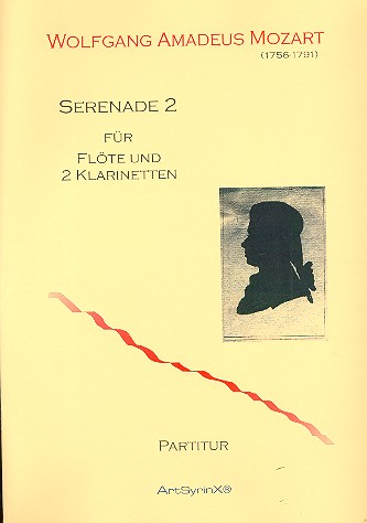 Serenade Nr.2&nbsp;&nbsp;für Flöte und 2 Klarinetten&nbsp;&nbsp;Partitur und Stimmen