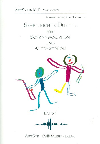 Sehr leichte Duette Band 1 (+CD)&nbsp;&nbsp;für 2 Saxophone (SA)&nbsp;&nbsp;Spielpartitur