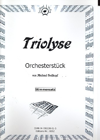 Triolyse für Orchester  Stimmen  