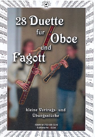 28 Duette  für Oboe und Fagott  Spielpartitur