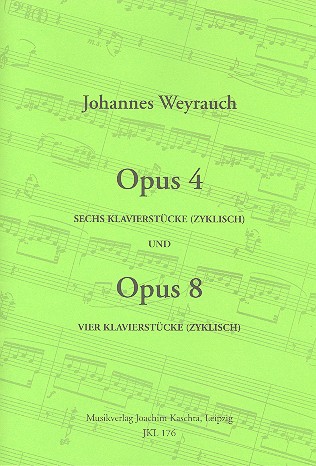 6 Klavierstücke op.4  und&nbsp;&nbsp;4 Klavierstücke op.8&nbsp;&nbsp;