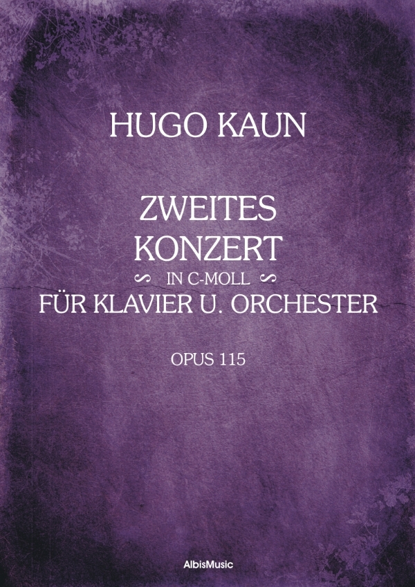 2. Konzert C-Moll op.115  für Orchester und Klavier  Partitur