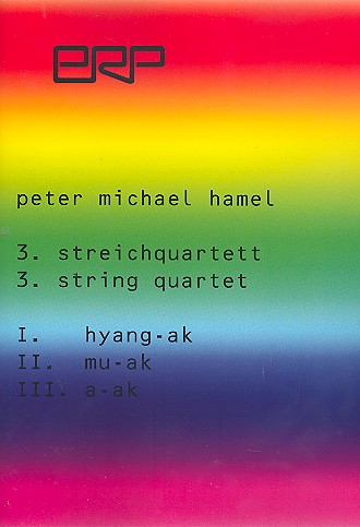 Streichquartett Nr.3 für 2 Violinen, Viola und  Violoncello  Partitur