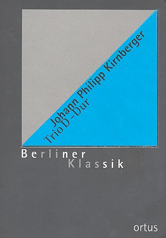 Trio D-Dur für Flöte, Violine und Bc  Partitur und Stimmen  