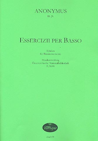 Essercizii per basso  für 1-2 Bassinstrumente  Spielpartitur