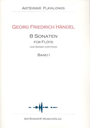 8 Sonaten Band 1 (+2 CD's)  für Flöte  
