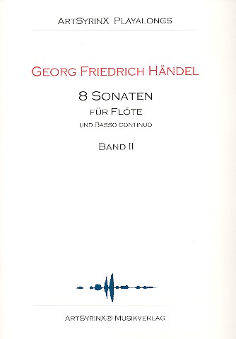 8 Sonaten Band 2 (+2 CDS's)  für Flöte  