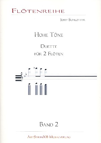 Hohe Töne Band 2&nbsp;&nbsp;für 2 Flöten&nbsp;&nbsp;Spielpartitur