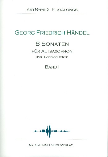8 Sonaten Band 1 (+2 CD's)  für Altsaxophon  