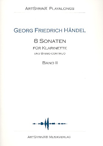 8 Sonaten Band 2 (+2 CDS's)  für Klarinette  
