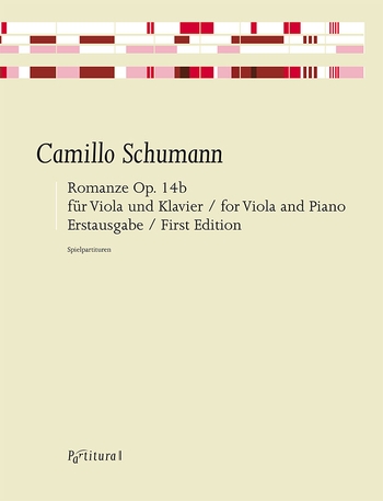 Romanze op.14b  für Viola und Klavier  2 Spielpartituren