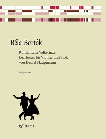 Rumänische Volkstänze  für Violine und Viola  2 Spielpartituren