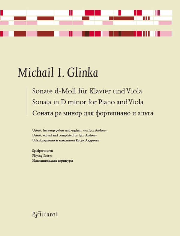 Sonate d-Moll  für Viola und Klavier  2 Spielpartituren