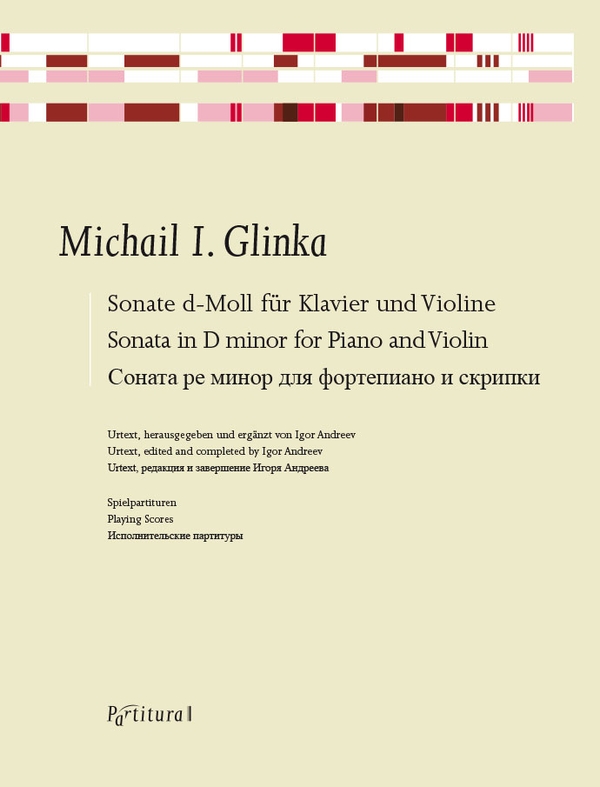 Sonate d-Moll  für Violine und Klavier  2 Spielpartituren