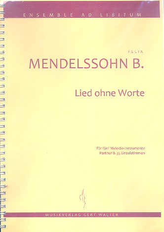 Lied ohne Worte für flexibles Ensemble&nbsp;&nbsp;Partitur und Stimmen&nbsp;&nbsp;