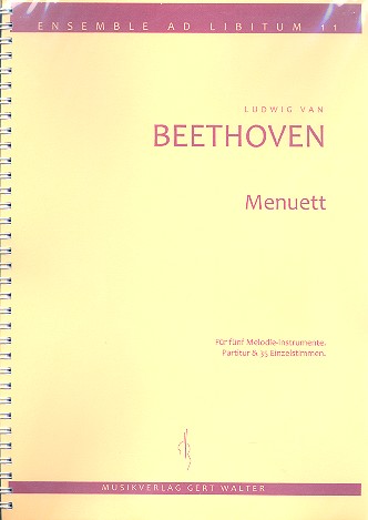 Menuett Es-Dur&nbsp;&nbsp;für flexibles Ensemble&nbsp;&nbsp;Partitur und Stimmen