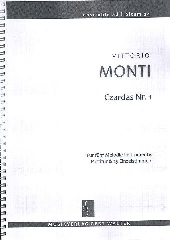 Czardas Nr.1 für flexibles Ensemble  Partitur und Stimmen  