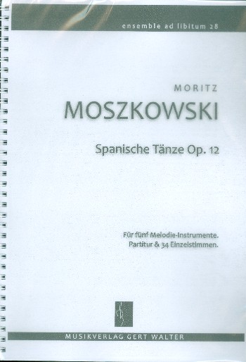 Spanische Tänze op.12  für flexibles Ensemble  Partitur und Stimmen