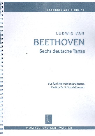 6 deutsche Tänze  für flexibles Ensemble  Partitur und Stimmen