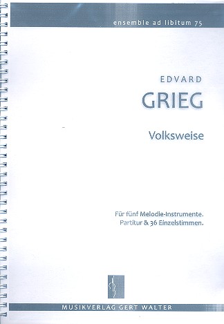 Volksweise&nbsp;&nbsp;für flexibles Ensemble&nbsp;&nbsp;Partitur und Stimmen